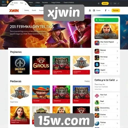 Análise da interface do usuário no site xjwin